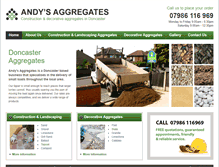Tablet Screenshot of andysaggregates.co.uk